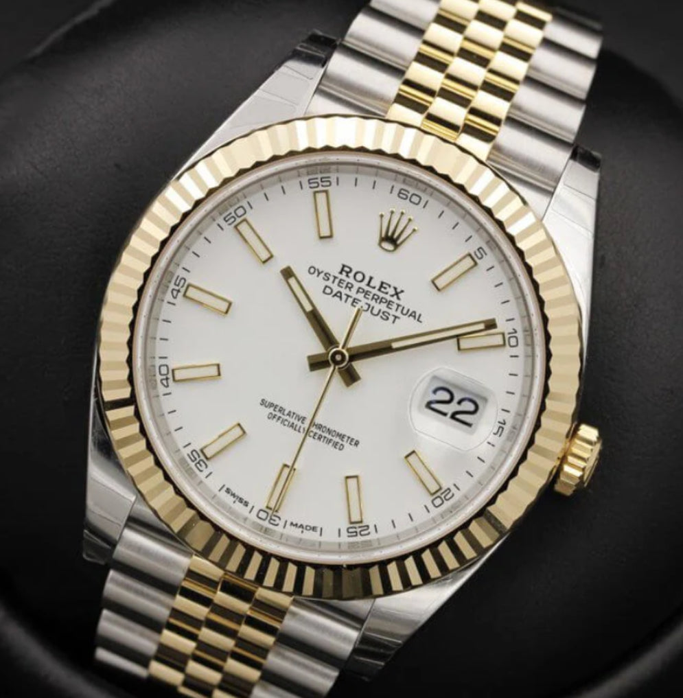 ROLEX DATEJUST 126333 FOND BLANC JUBILÉE 41 MM