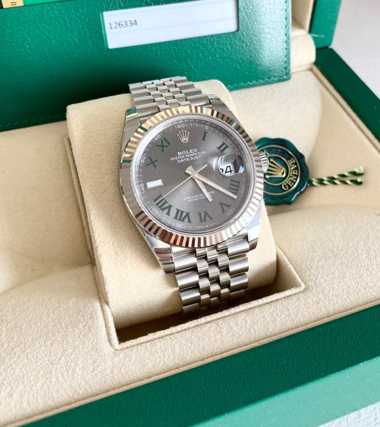 ROLEX DATEJUST WIMBLEDON 41