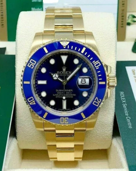 ROLEX SUBMARINER 116618LB POUR HOMME